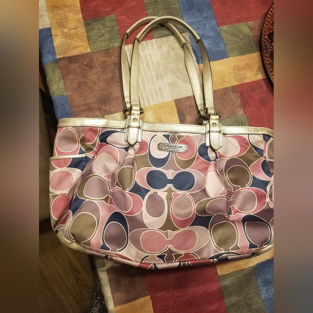 Pink Coach Purse